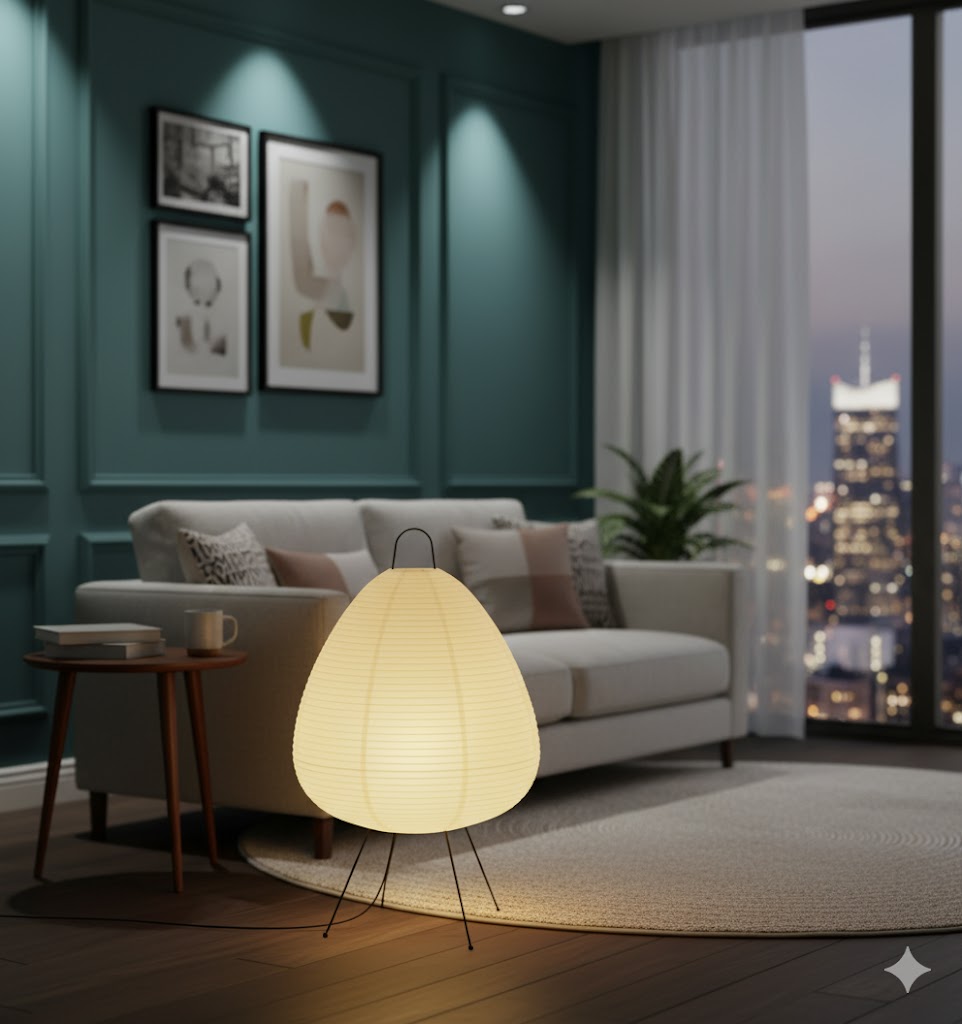 Rice Paper Tripod Ambient Lamp