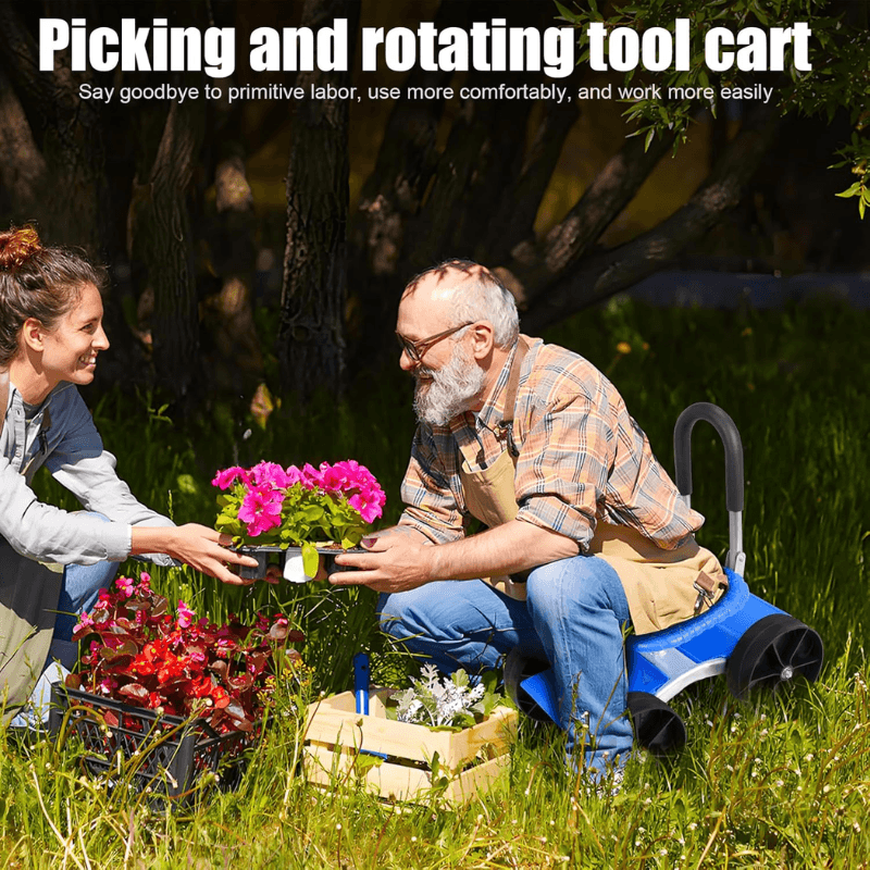 Rolling Garden Seat for Comfortable Gardening and Easy Mobility
