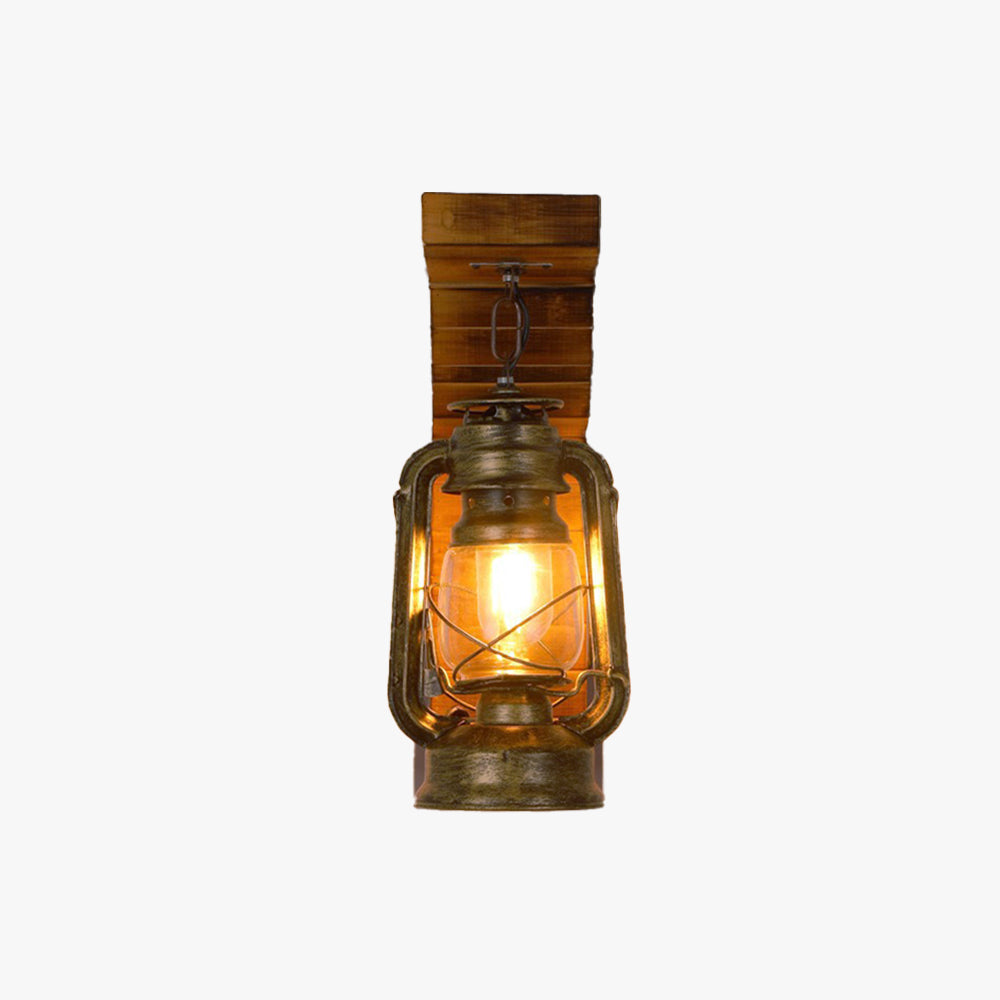 Rustic Wall Lantern Light Fixture