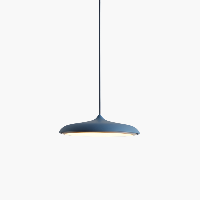 Scandinavian LED Pendant Light with Ultra Slim Disc Design