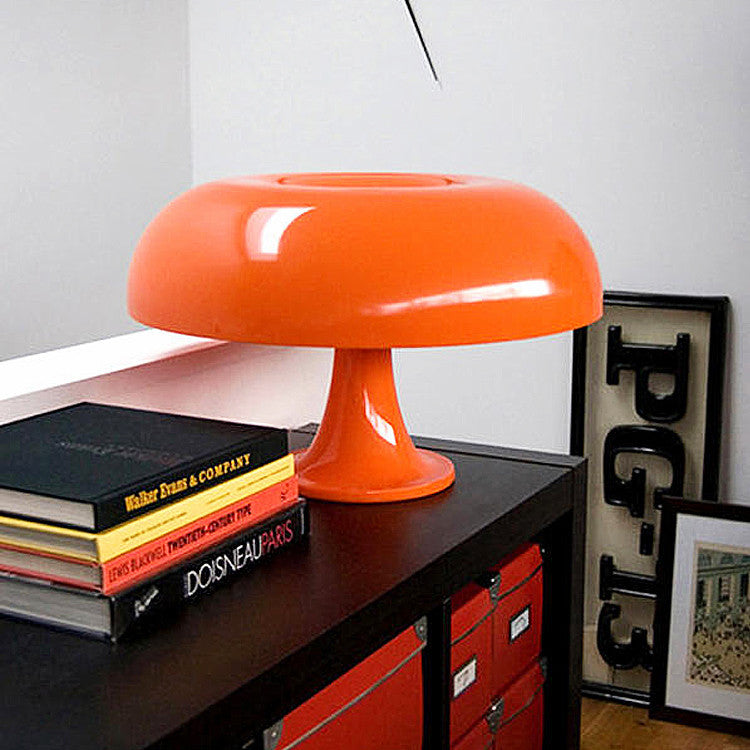 Scandinavian Mushroom Table Lamp with Soft Diffused Glow