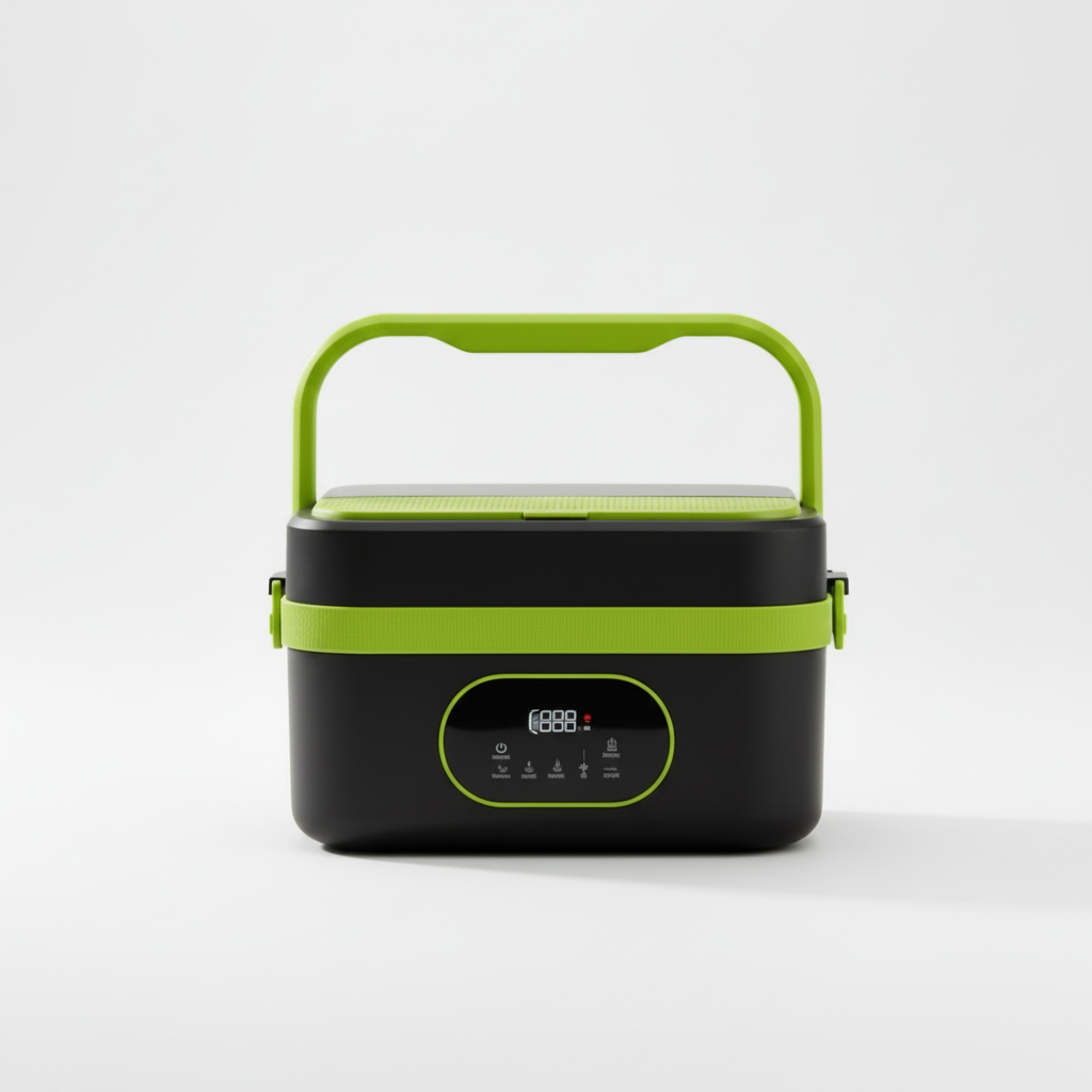 Self Heating Food Storage with Portable Design