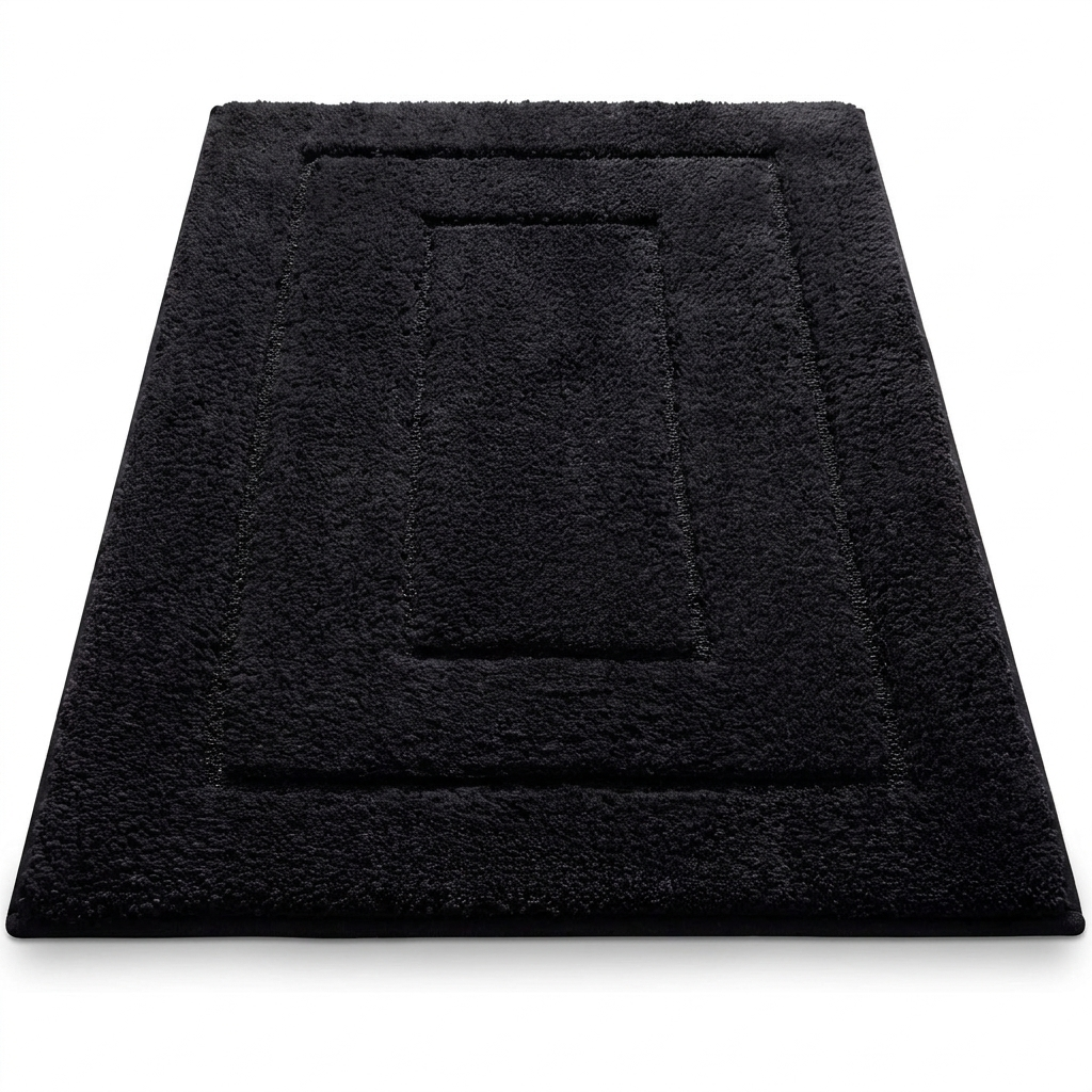 Soft Microfiber Bath Mat with Non Slip Backing