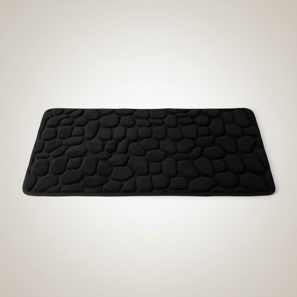 Soft Shower Mats with Pebble Texture Design