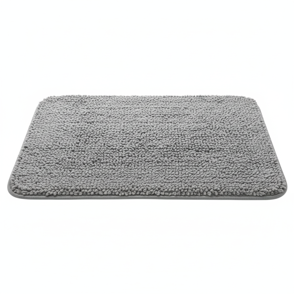 Soft Shower Mats with Thick Absorbent Microfiber