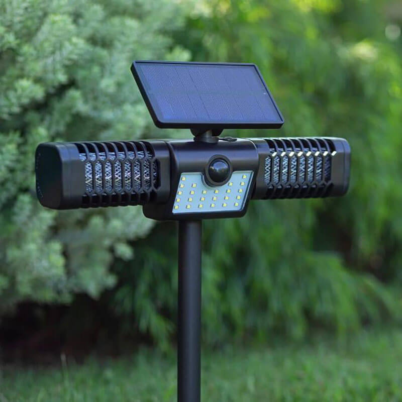 Solar Bug Zapper Light for Outdoor Protection and Illumination