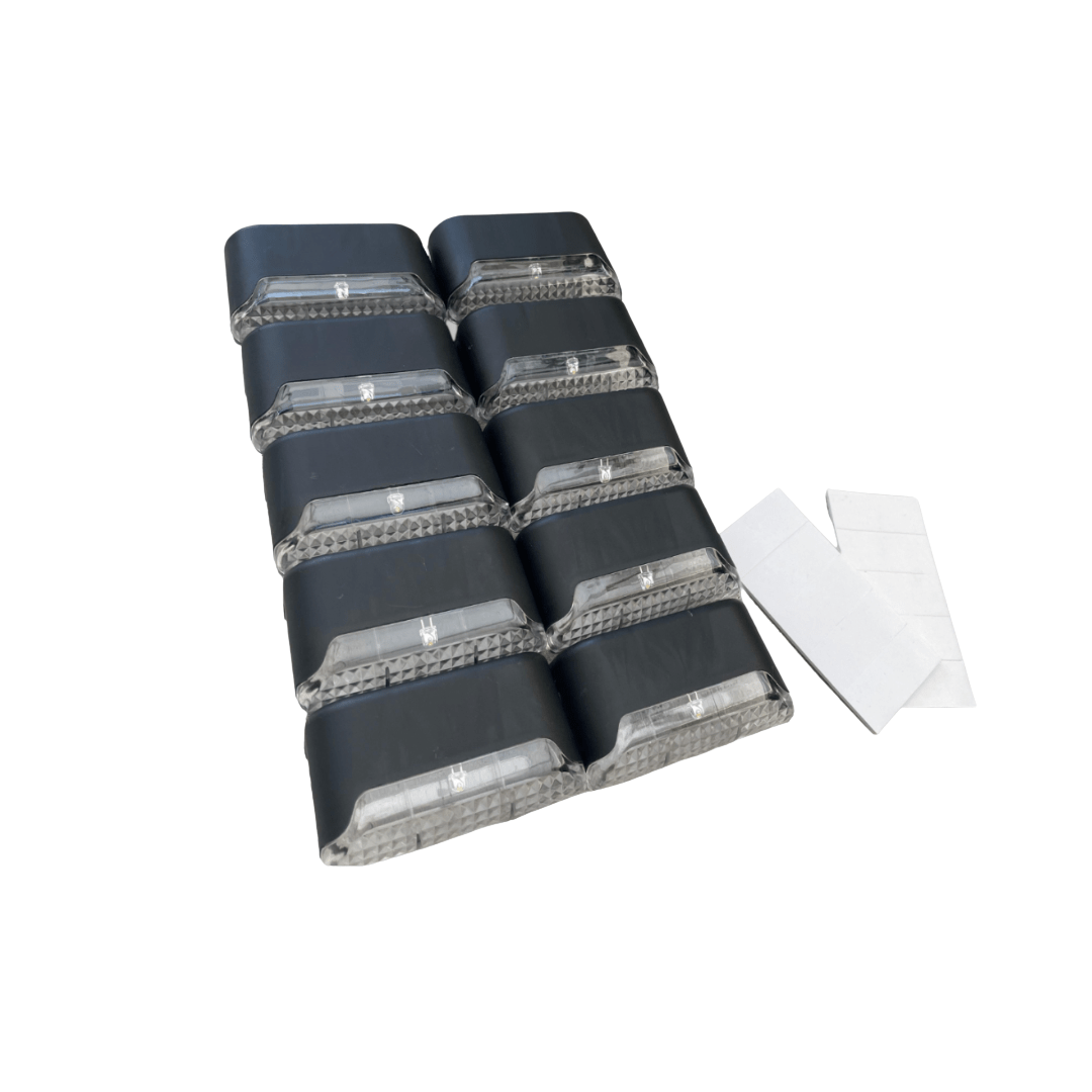 Solar Garden Step Light with Warm LED Safety Glow