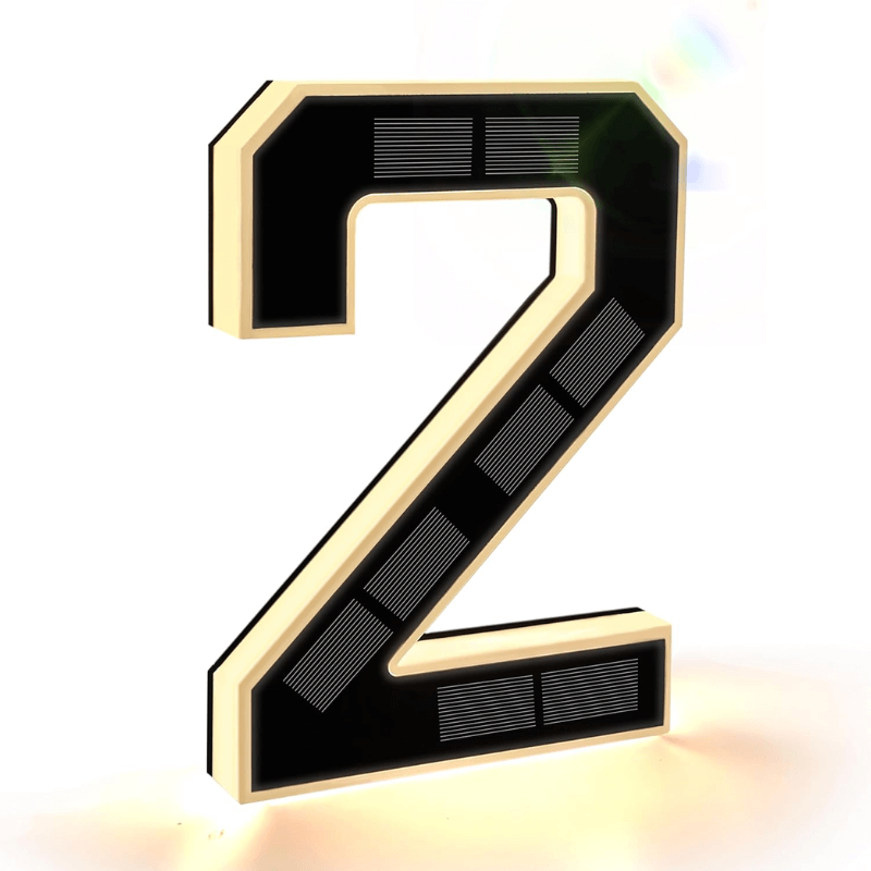 Solar House Number Light for Clear Visibility and Modern Entryways