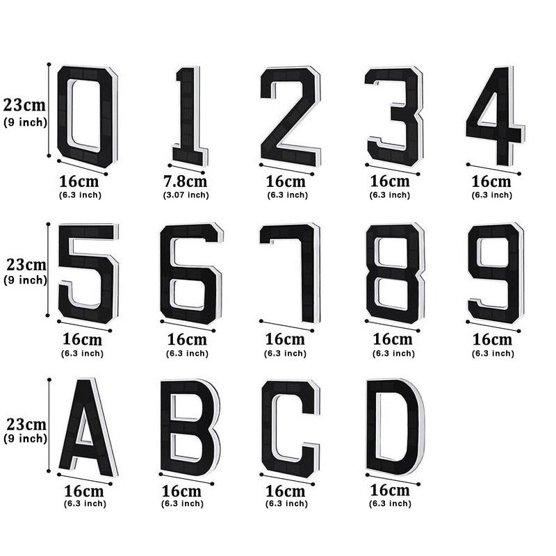 Solar House Number Light for Clear Visibility and Modern Entryways