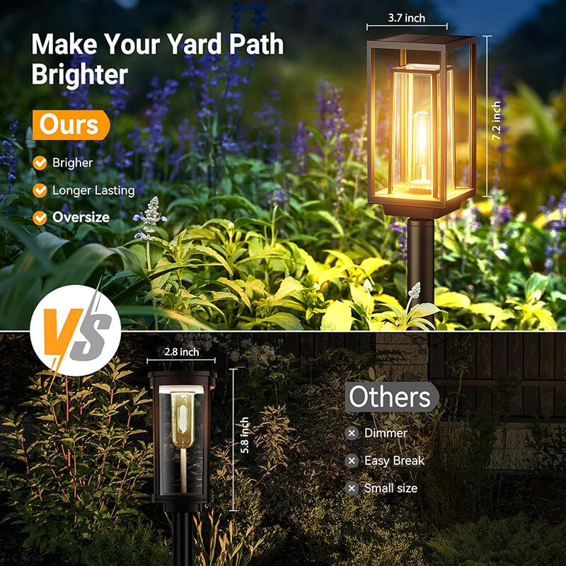 Solar Pathway Light for Elegant Outdoor Illumination and Ambience