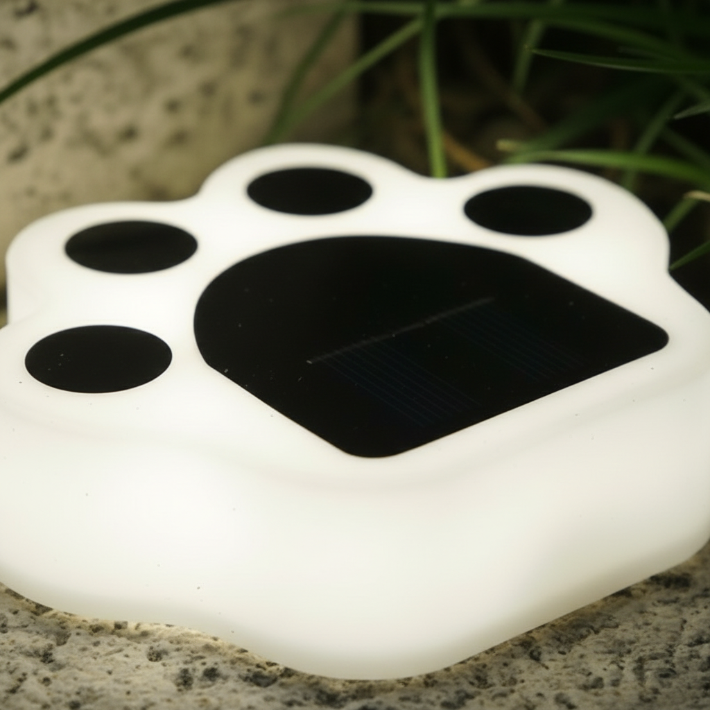 Solar Paw Garden Spotlights