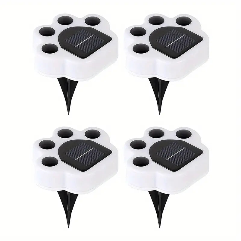 Solar Paw Garden Spotlights