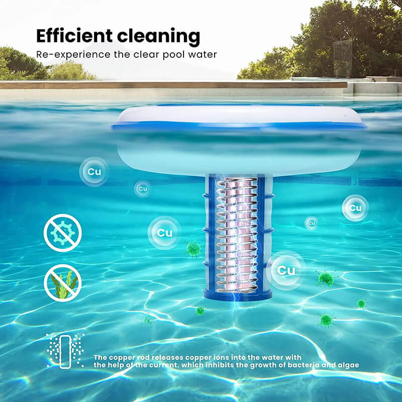Solar Pool Ionizer for Clear Water and Eco-Friendly Pool Care
