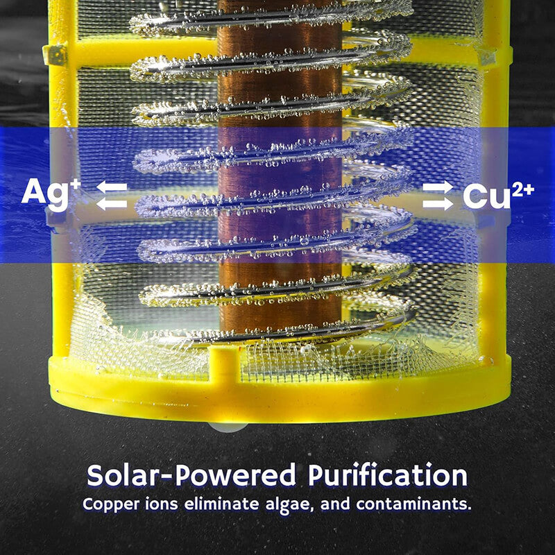 Solar Pool Ionizer for Clear Water and Eco-Friendly Pool Care