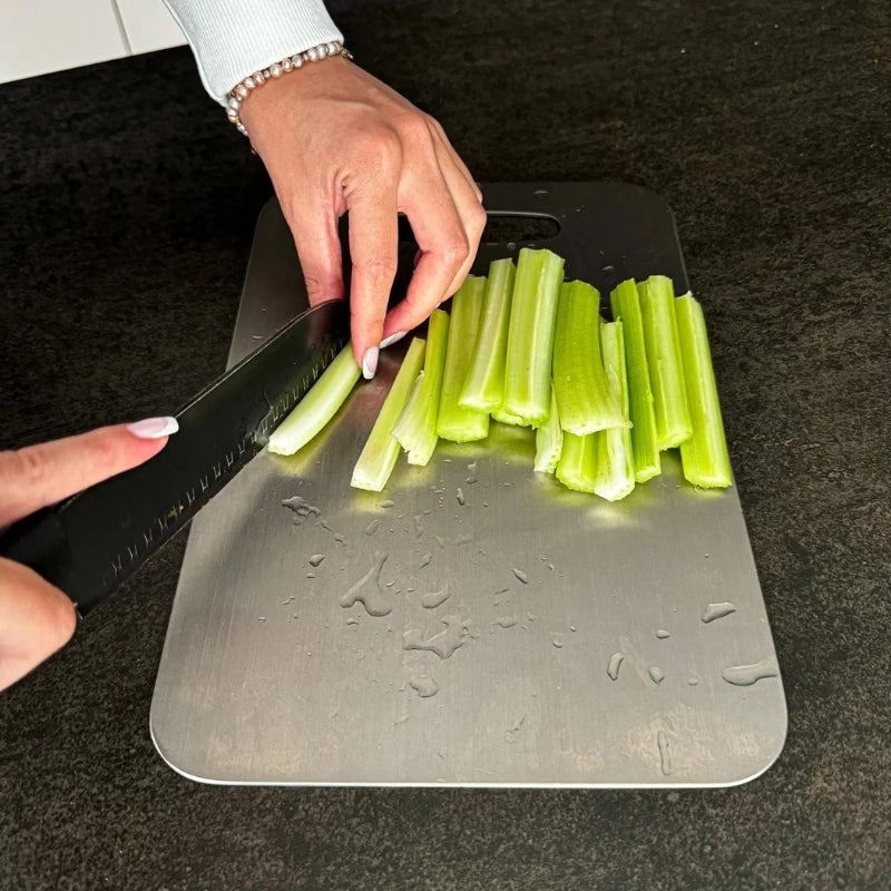 Stainless Steel Cutting Board Set for Hygienic Meal Prep