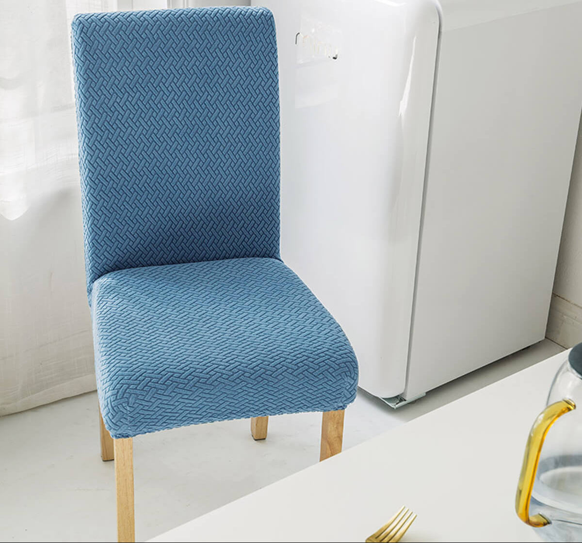 Stretch Chair Covers for Elegant Dining and Everyday Protection