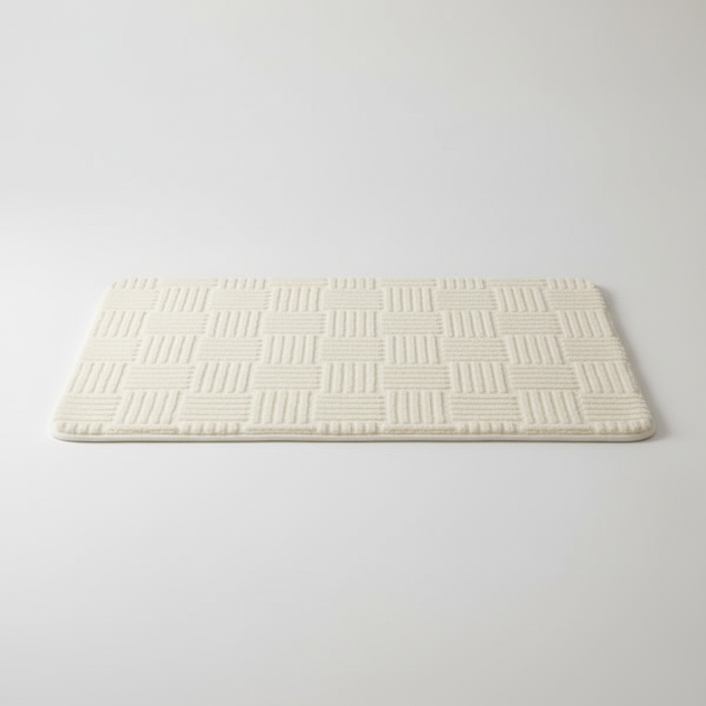 Striped Shower Mats with Thick Absorbent Design