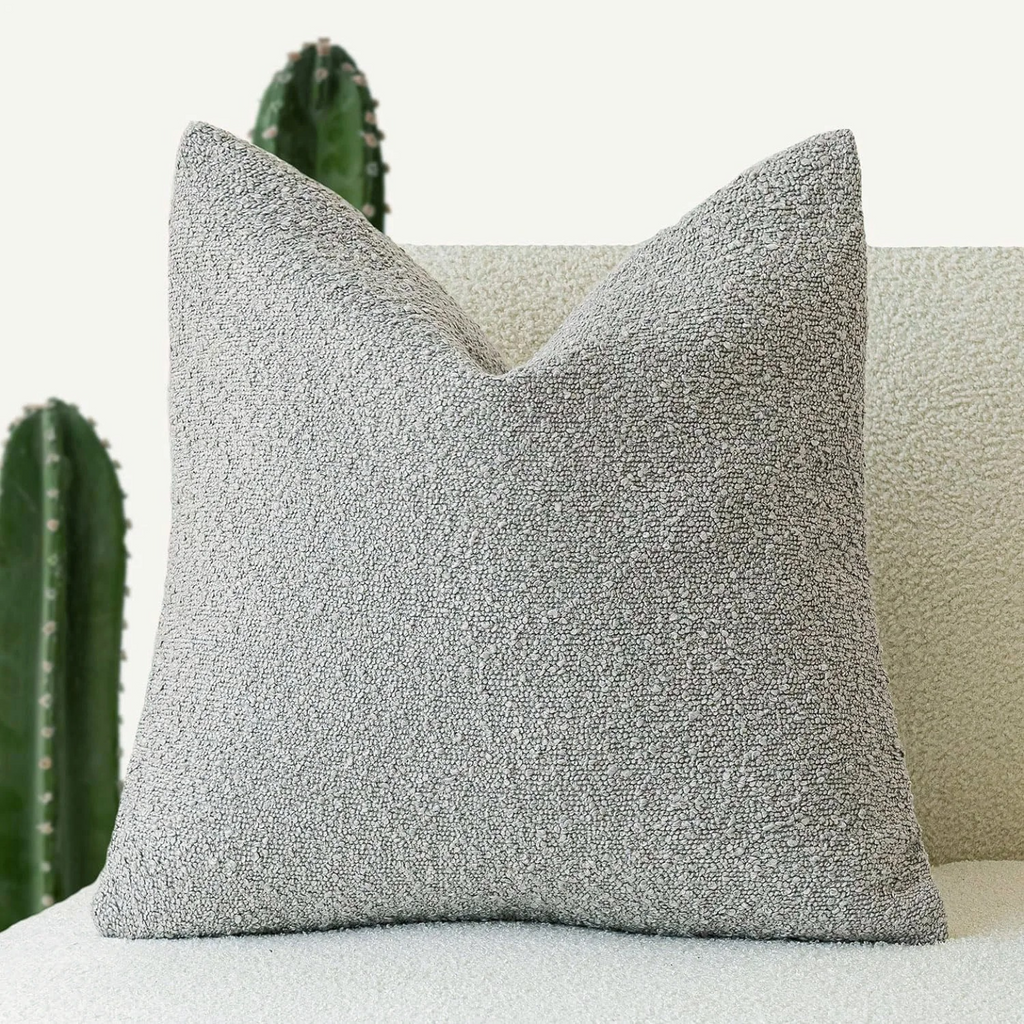 Textured Bouclé Cushion Cover for Elegant Home Styling