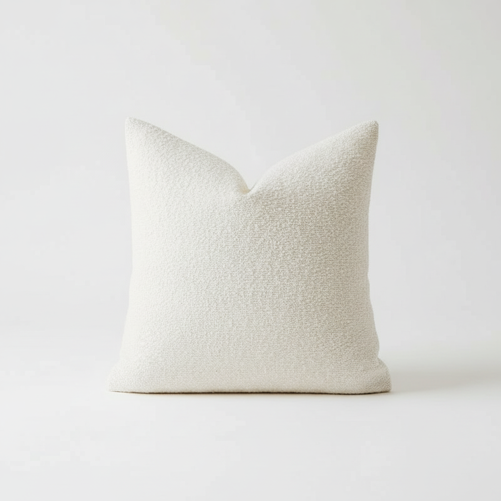Textured Bouclé Cushion Cover for Elegant Home Styling