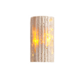 Travertine Wall Sconce Light with Warm LED Glow