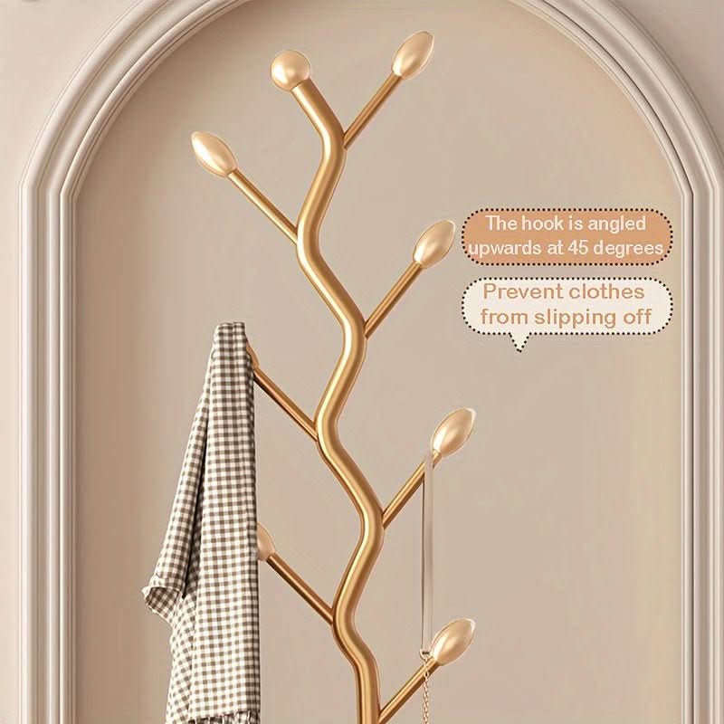 Tree Style Coat Rack with Freestanding Design