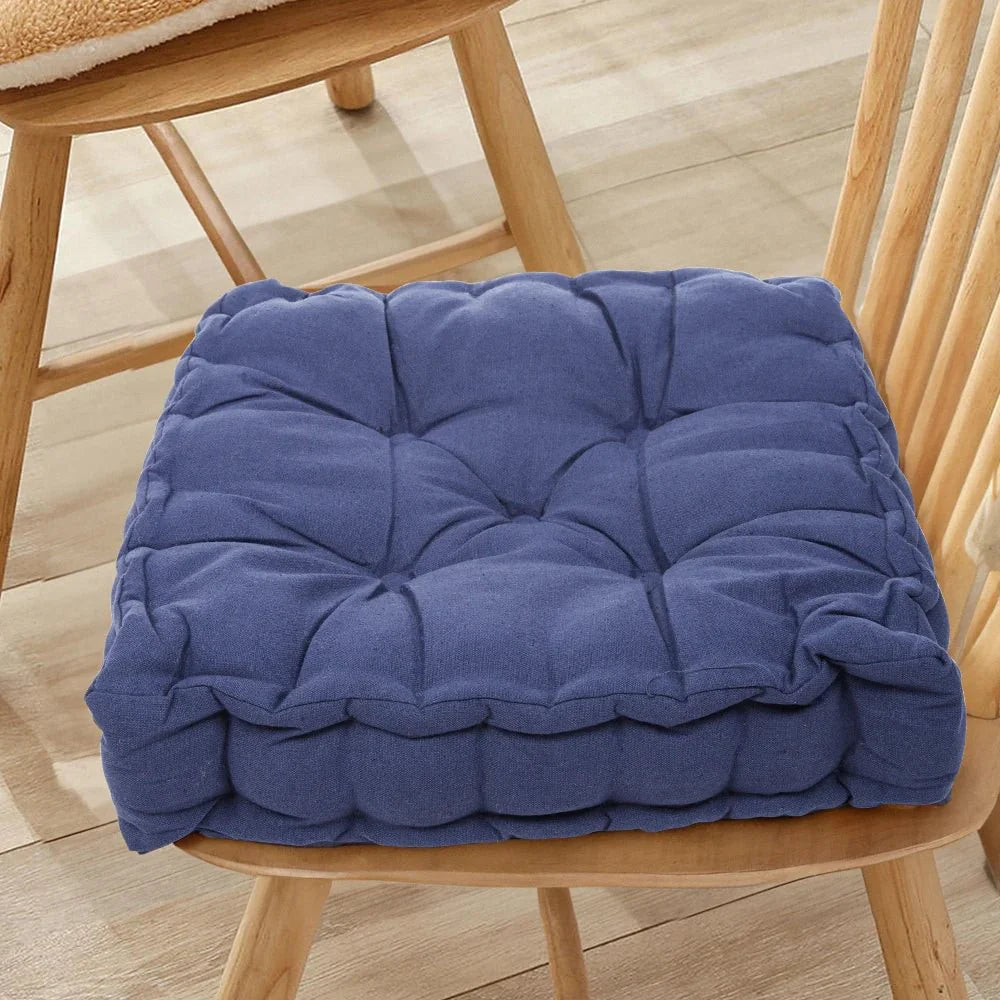 Tufted Square Seat Cushion with Carry Handle
