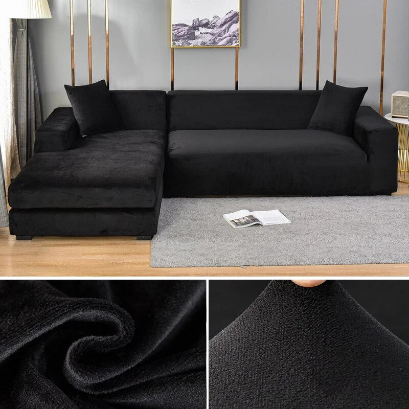 Velvet Sofa Cover for Elegant Protection and Modern Living