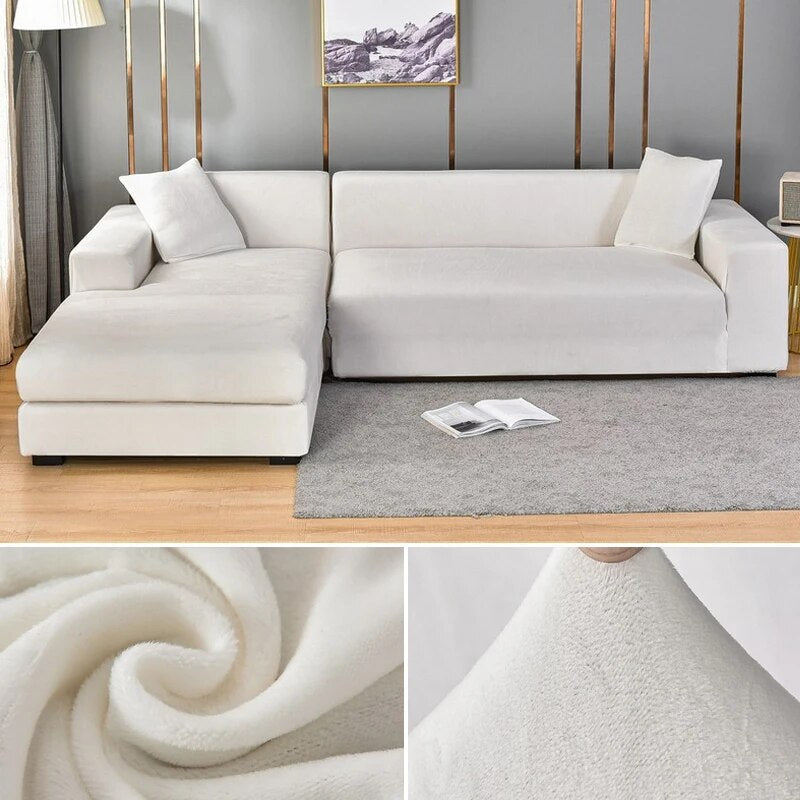 Velvet Sofa Cover for Elegant Protection and Modern Living