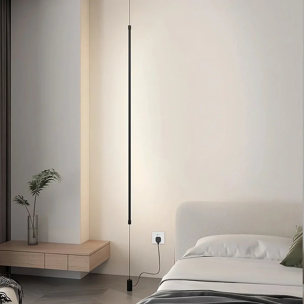 Vertical Line Floor-to-Ceiling LED Lamp