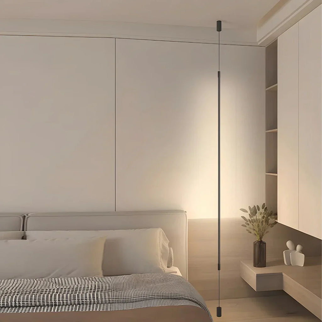 Vertical Line Floor-to-Ceiling LED Lamp