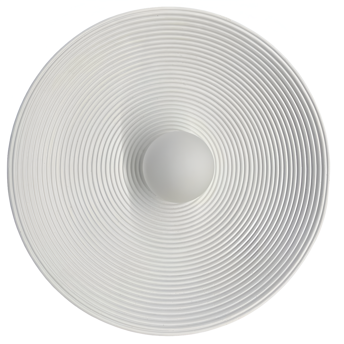 Vintage Concentric Disc Wall Sconce with Retro Sculptural Design