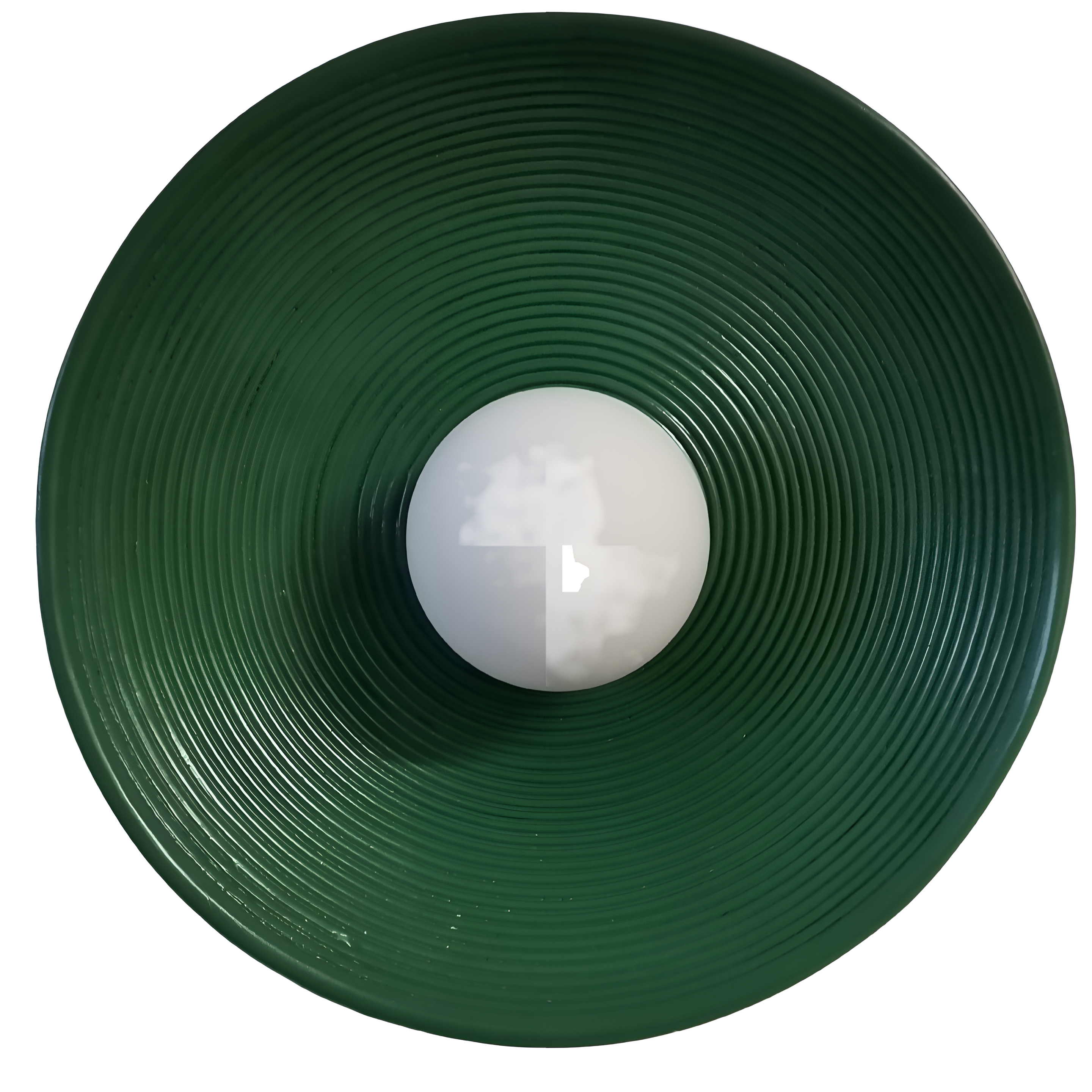 Vintage Concentric Disc Wall Sconce with Retro Sculptural Design