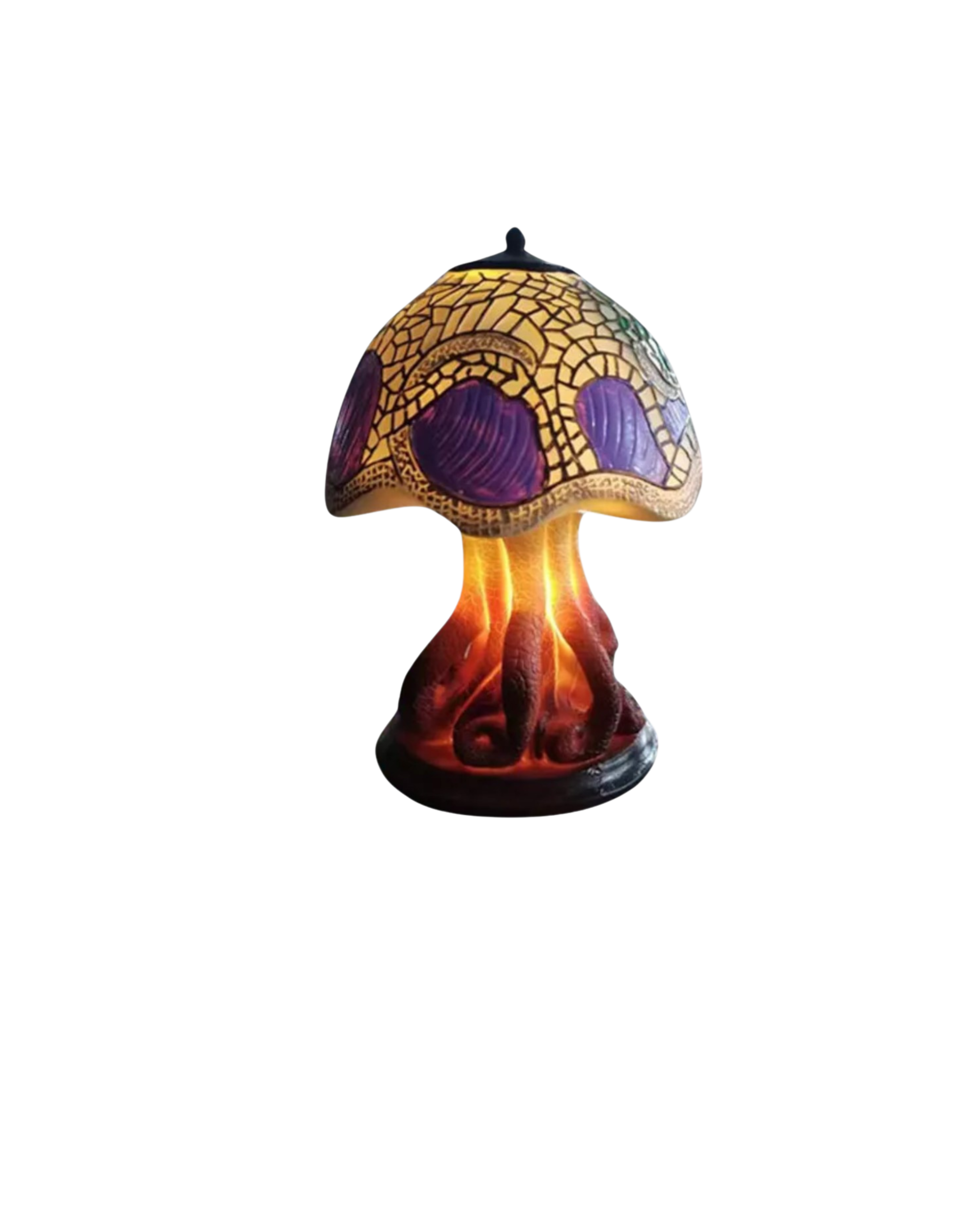 Vintage Mushroom Table Lamp with Whimsical Retro Design