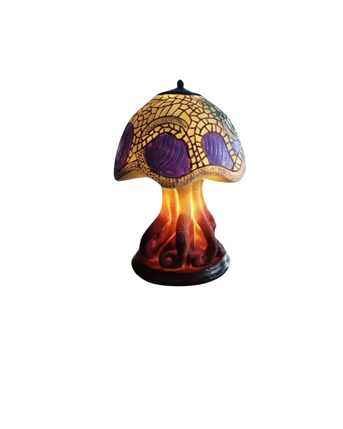 Vintage Mushroom Table Lamp with Whimsical Retro Design