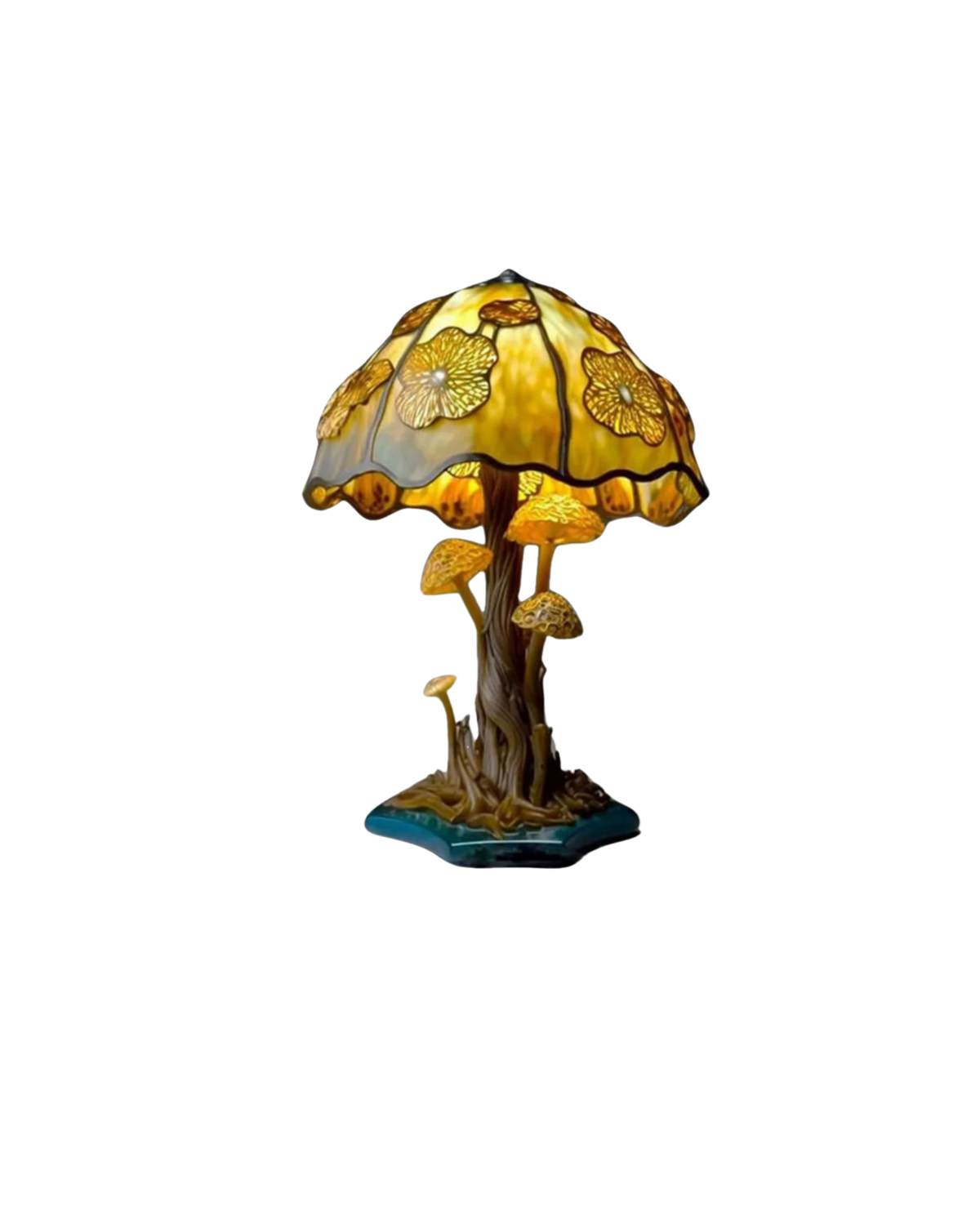 Vintage Mushroom Table Lamp with Whimsical Retro Design