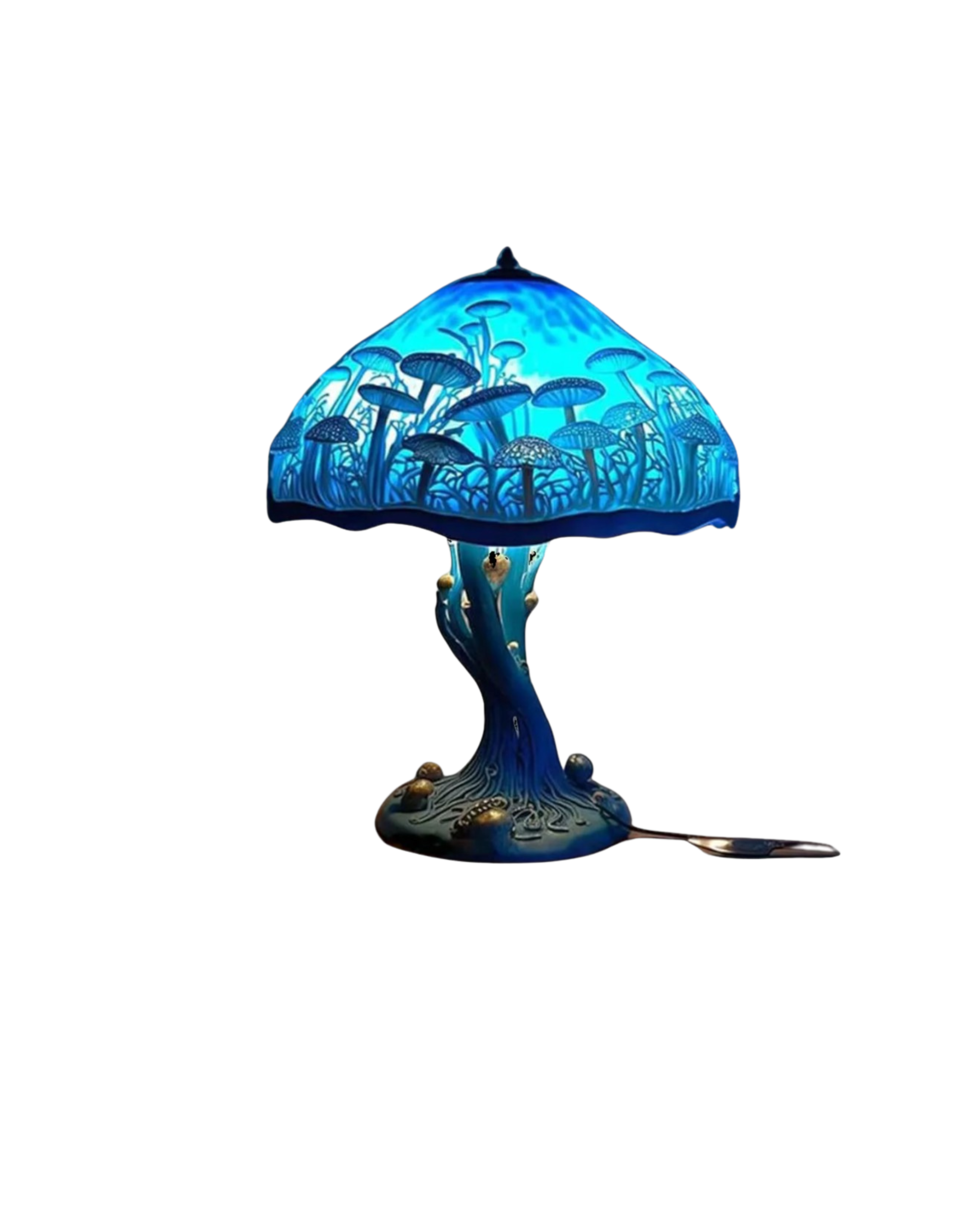 Vintage Mushroom Table Lamp with Whimsical Retro Design