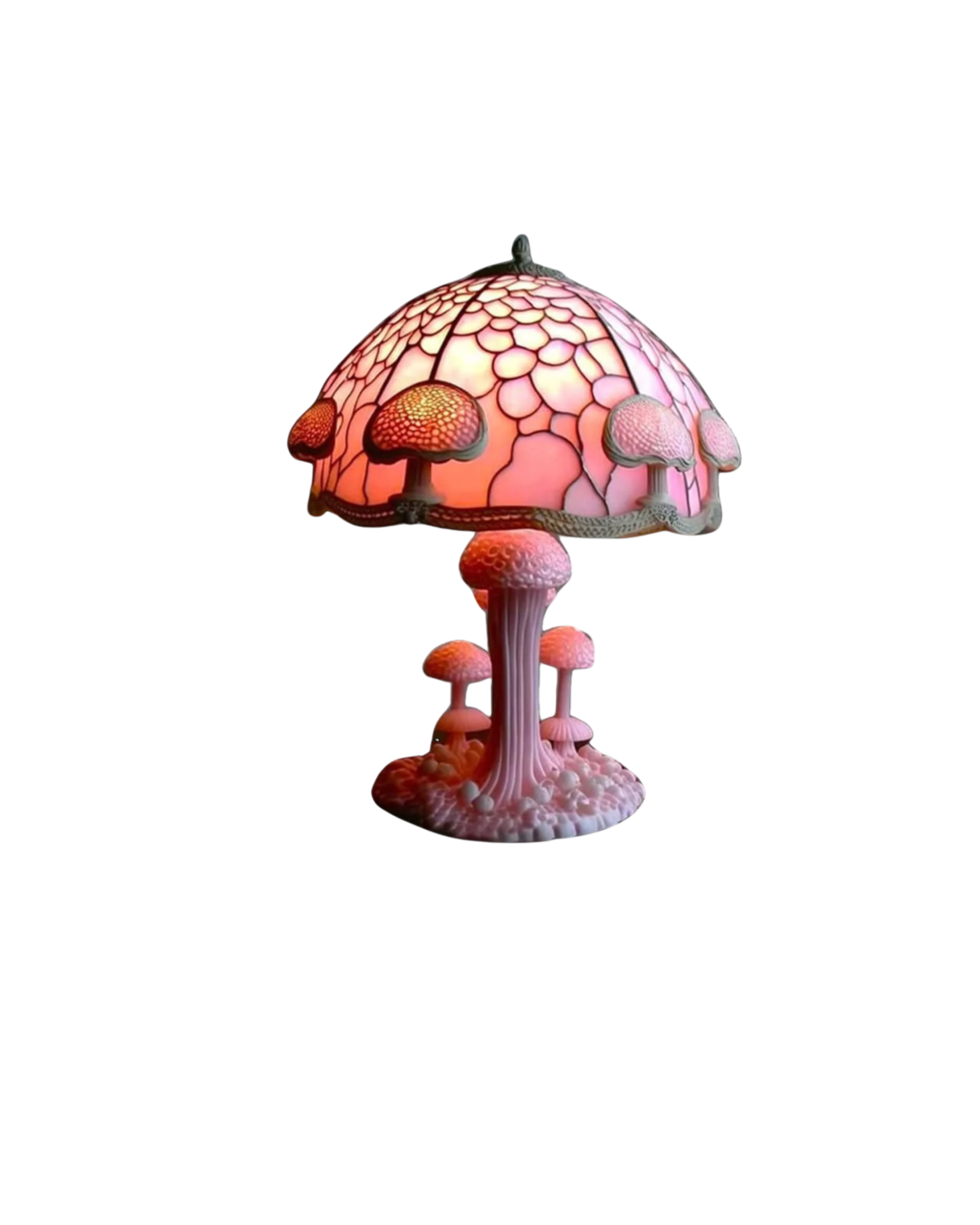Vintage Mushroom Table Lamp with Whimsical Retro Design