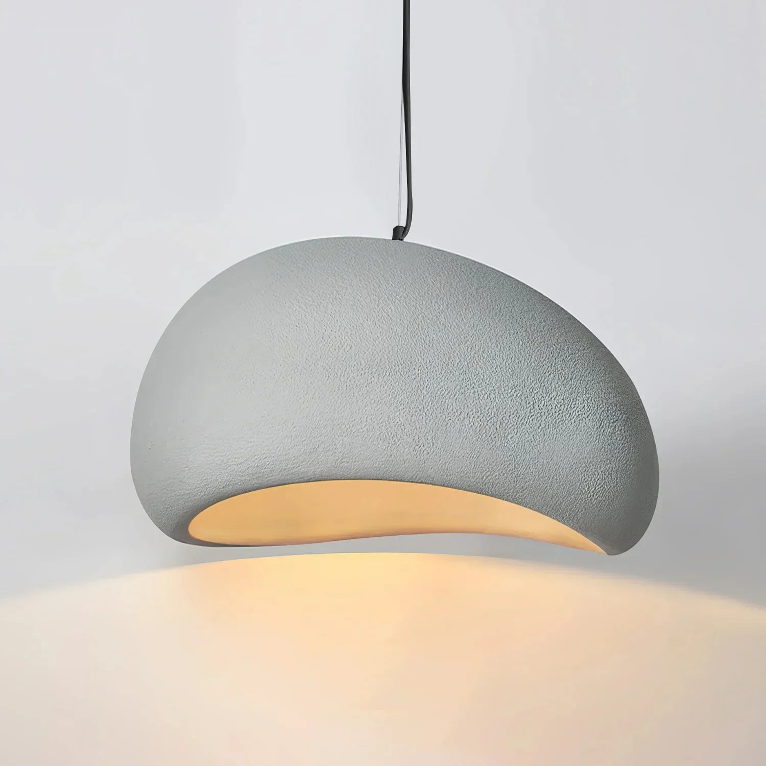 Wabi-Sabi Cloud Pendant Light with Japandi Organic Design