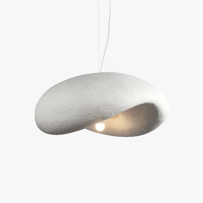 Wabi-Sabi Cloud Pendant Light with Organic Japandi Form