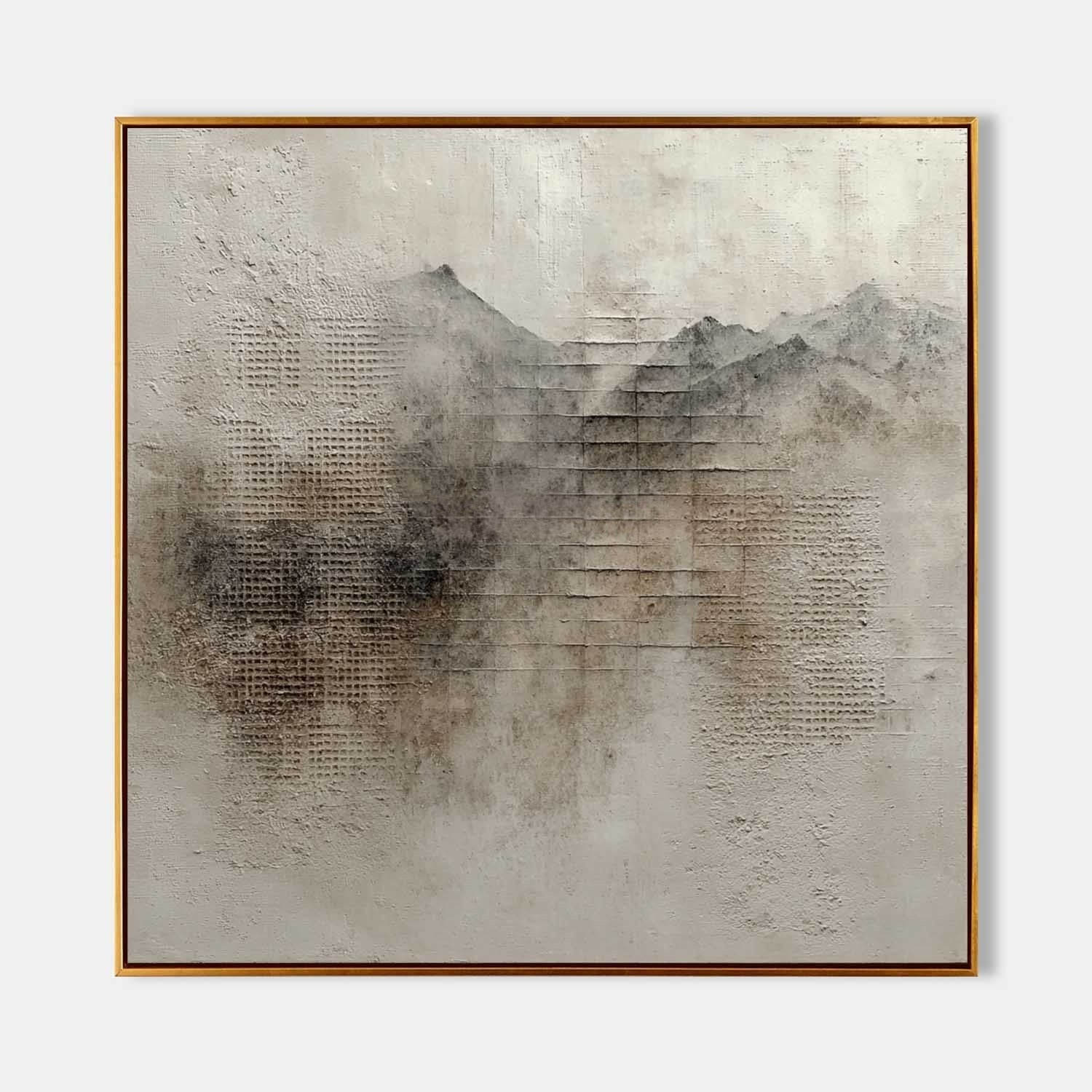 Wabi Sabi Wall Art with Neutral Texture Design