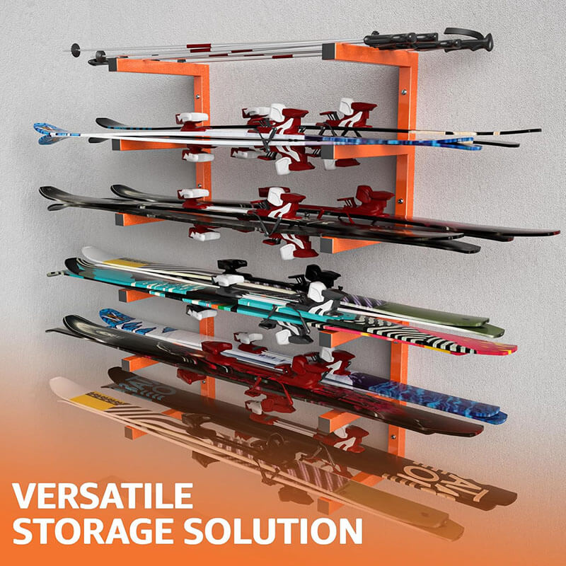 Wall Mounted Storage Rack for Heavy-Duty Organization and Space Saving