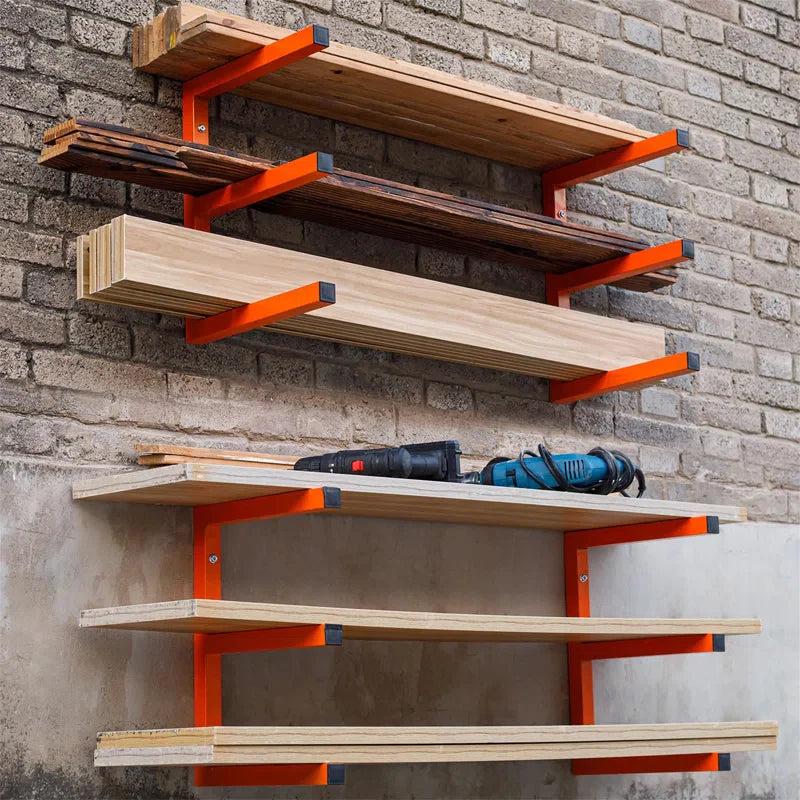 Wall Mounted Storage Rack for Heavy-Duty Organization and Space Saving