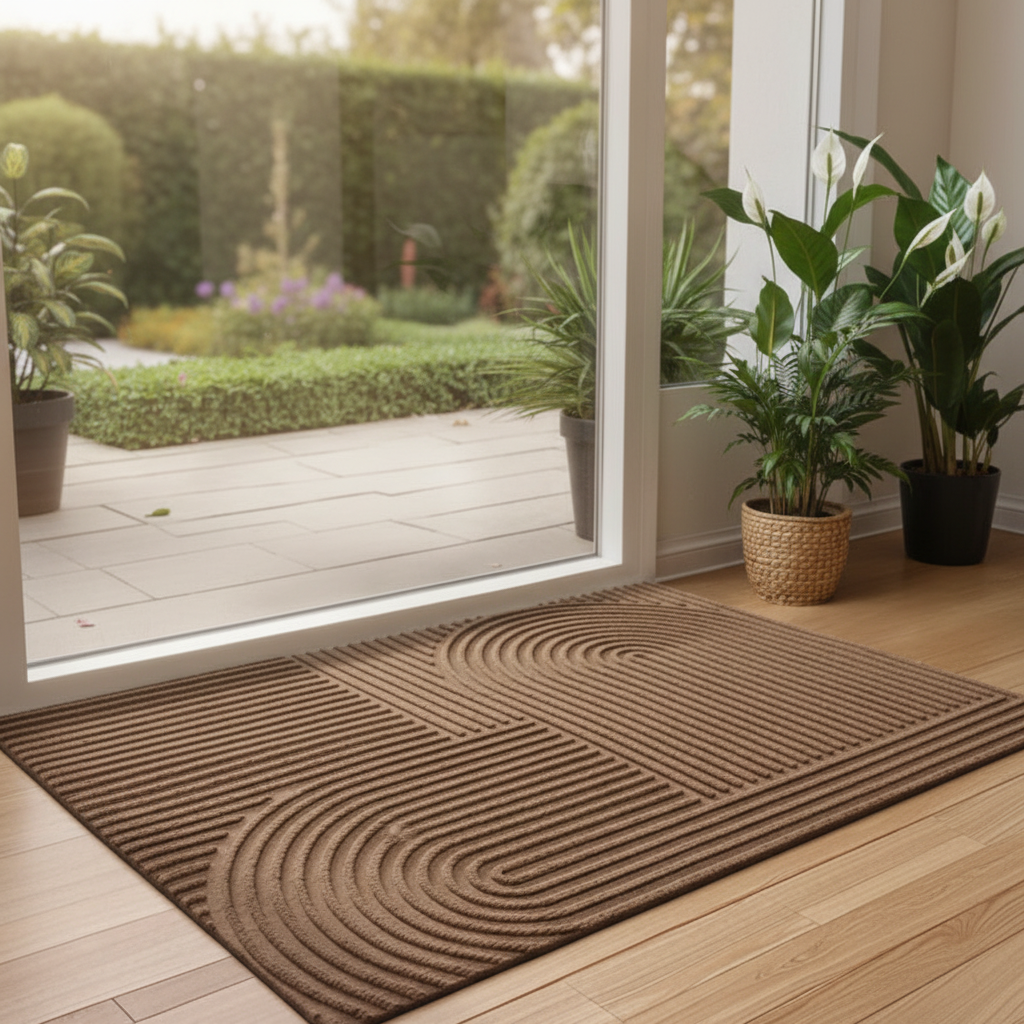 Water-Absorbent Door Mat With Anti-Slip Design