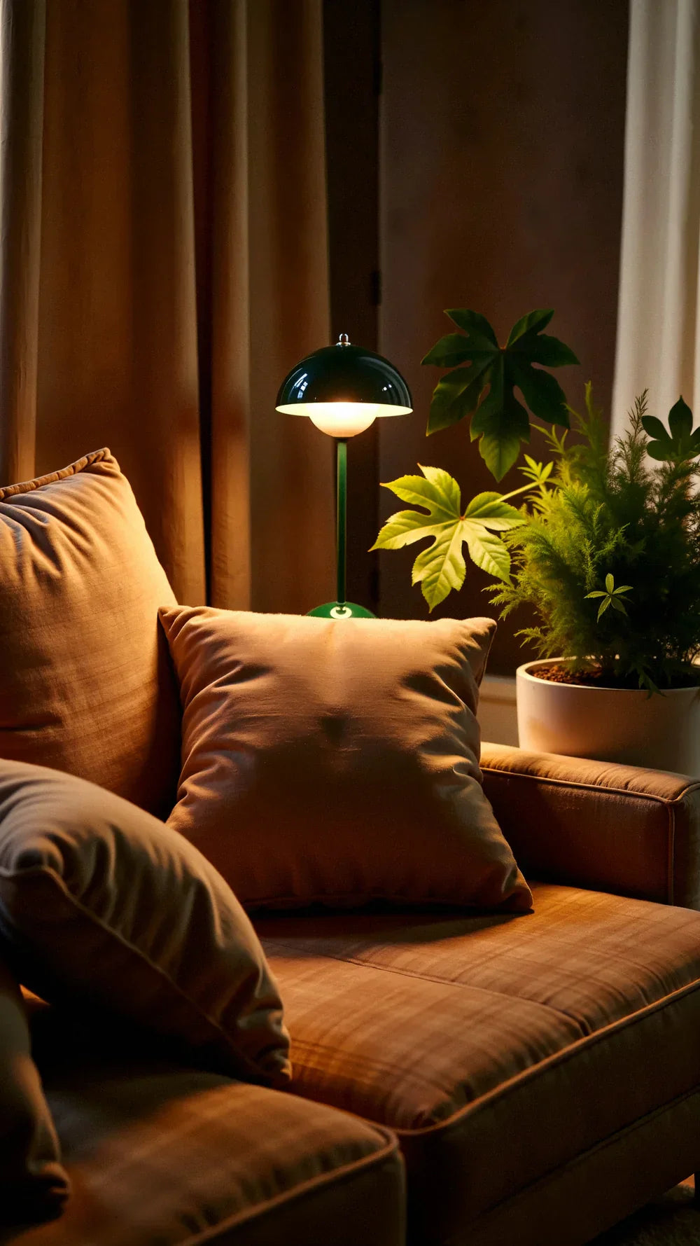 Wireless Modern Table Lamp with Touch Control for Ambient Lighting