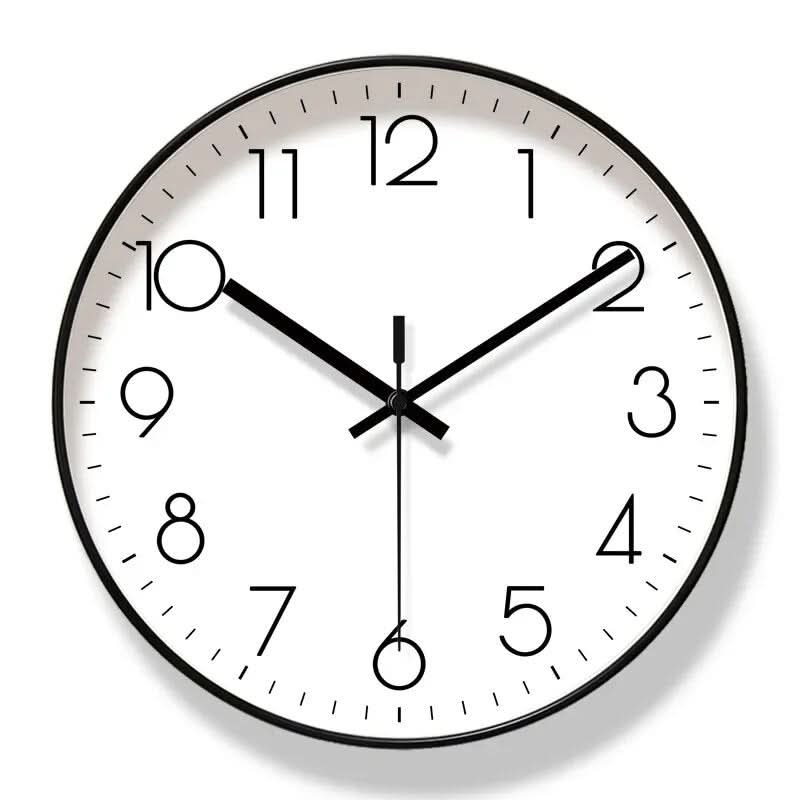 Yellow Wall Clock with Modern Minimalist Design